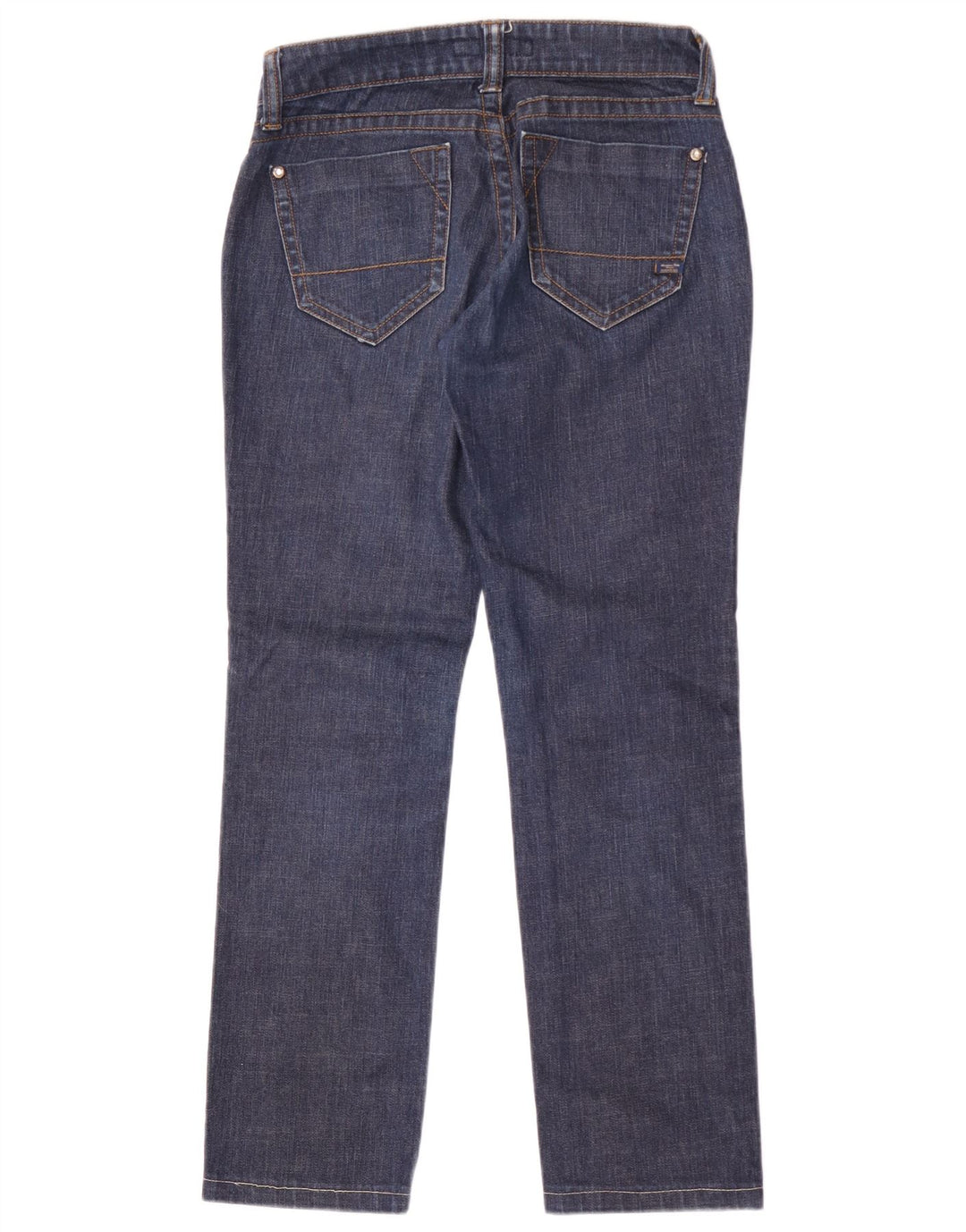 Jeans dritti da donna Massimo Dutti W27 L29 cotone blu navy