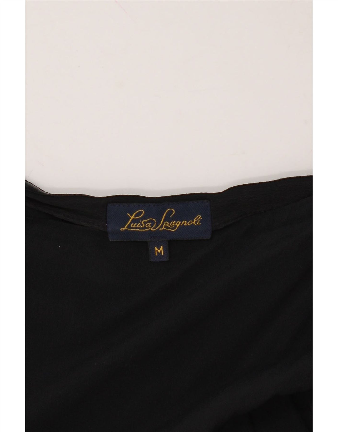 LUISA SPAGNOLI Womens Off Shoulder Blouse Top UK 14 Medium Black Vintage Luisa Spagnoli and Second-Hand Luisa Spagnoli from Messina Hembry 