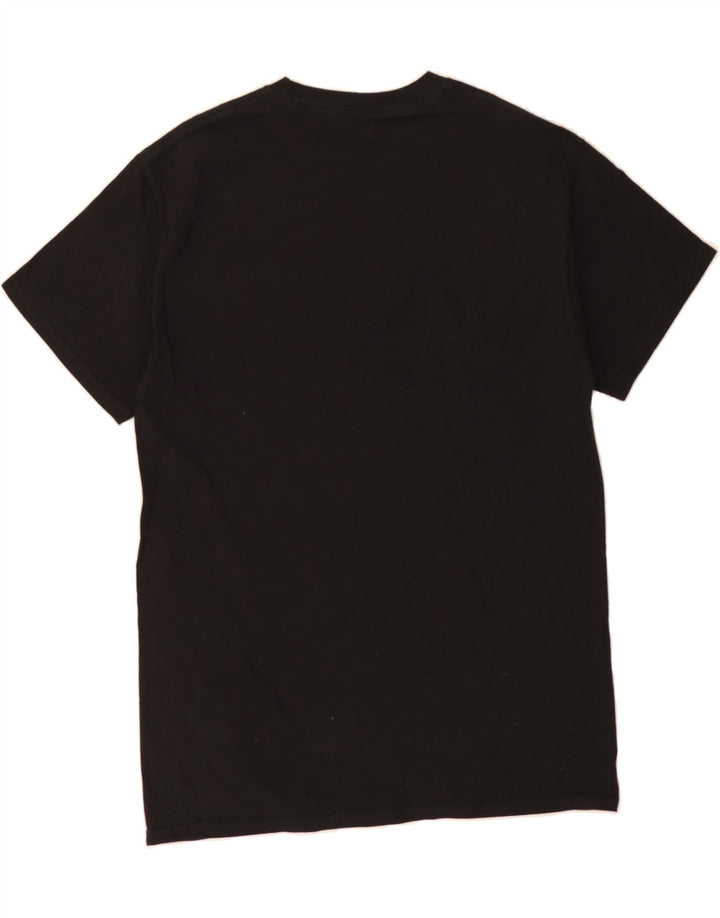 RUSSELL ATHLETIC Mens Graphic T-Shirt Top UK 38/40 Medium Black Vintage Russell Athletic and Second-Hand Russell Athletic from Messina Hembry 