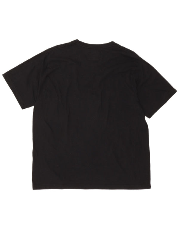 T-shirt da uomo REEBOK Top XL in cotone nero