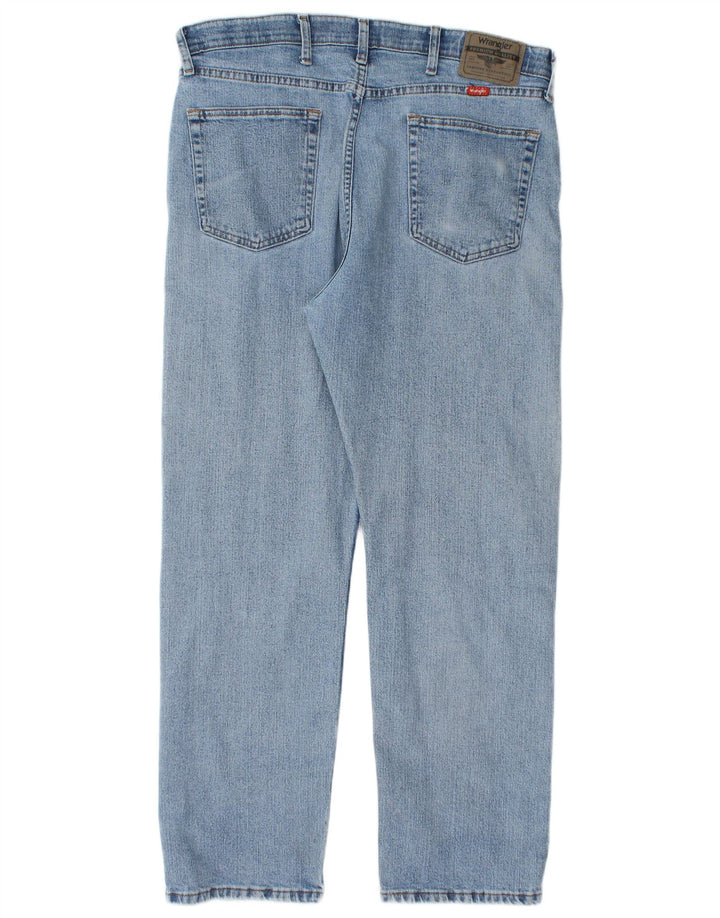 Jeans dritti da uomo vestibilità regolare WRANGLER W36 L30 cotone blu