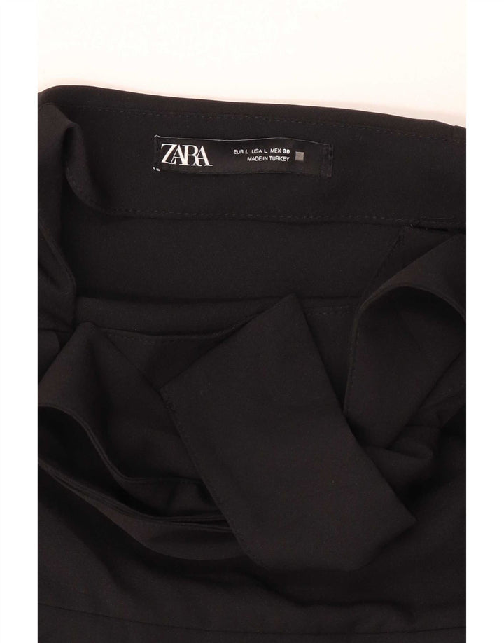 Gonna corta da donna Zara UK 14 grande nera
