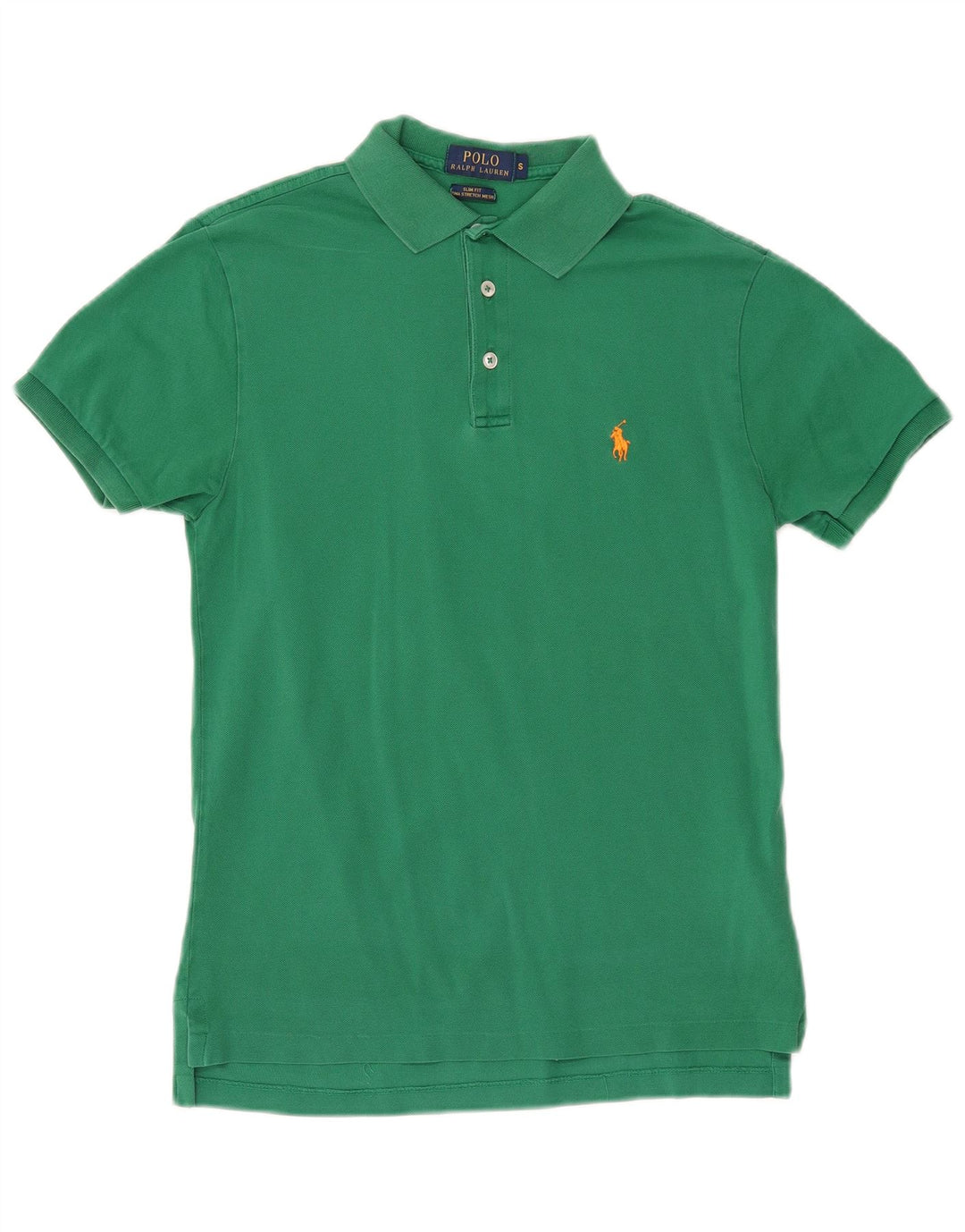 POLO RALPH LAUREN Polo da uomo slim fit piccola in cotone verde