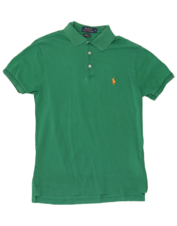 POLO RALPH LAUREN Polo da uomo slim fit piccola in cotone verde