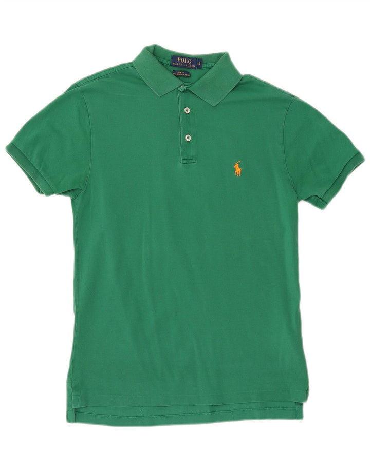 POLO RALPH LAUREN Polo da uomo slim fit piccola in cotone verde