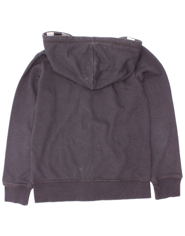 Maglione con cappuccio e zip grafica Champion da ragazzo 9-10 anni in cotone nero medio