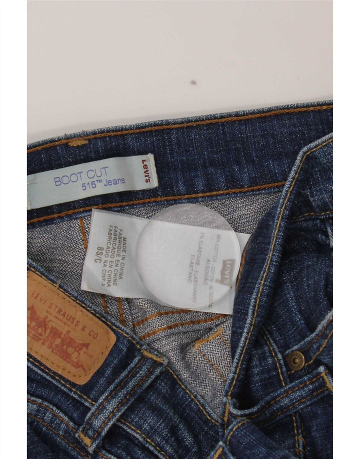 Levi's Donna 515 Bootcut Jeans US 8 Medio W32 L29 Cotone Blu