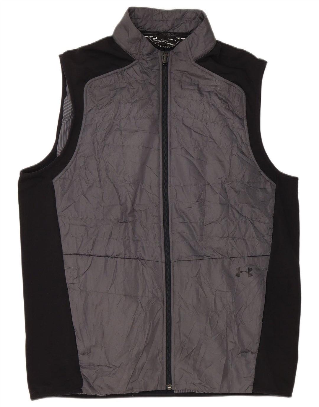 Gilet imbottito da uomo Under Armour UK 40 Large in poliestere color block grigio