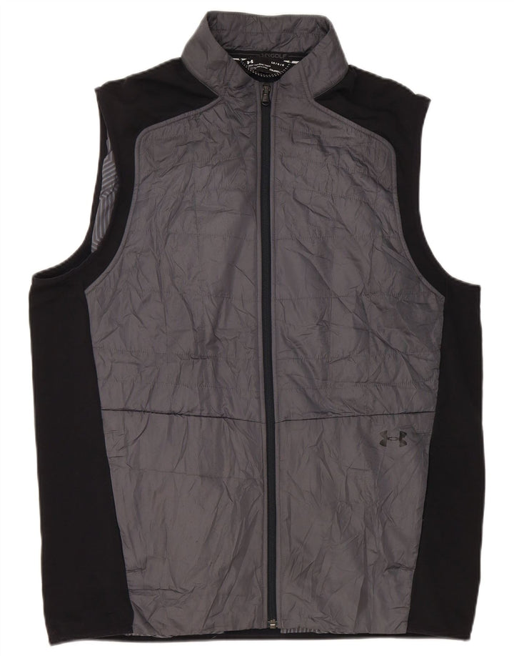 Gilet imbottito da uomo Under Armour UK 40 Large in poliestere color block grigio