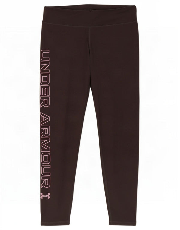 Leggings grafici da donna Under Armour UK 10 piccolo cotone grigio