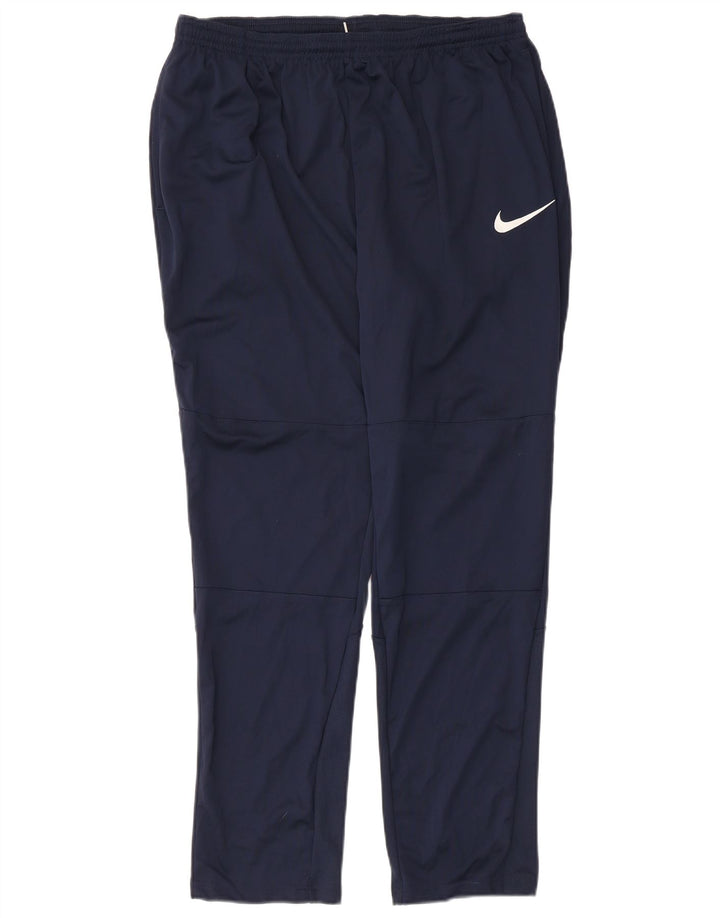 Pantaloni da tuta Nike da uomo XL blu navy poliestere sportivo