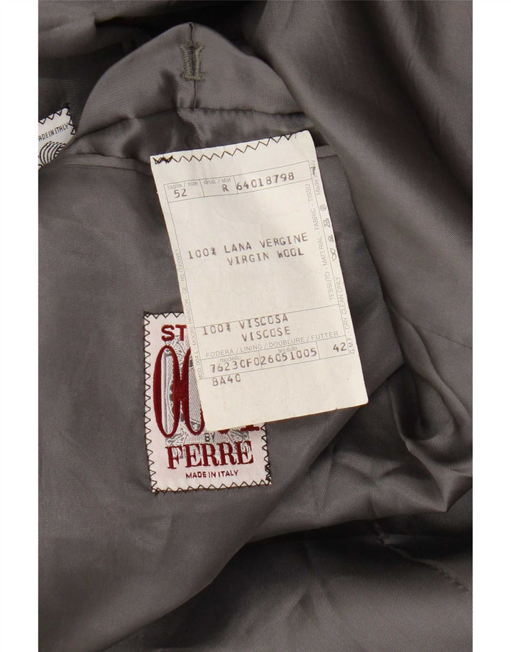 Ferre Giacca blazer da uomo a 2 bottoni IT 52 XL a quadretti multicolore