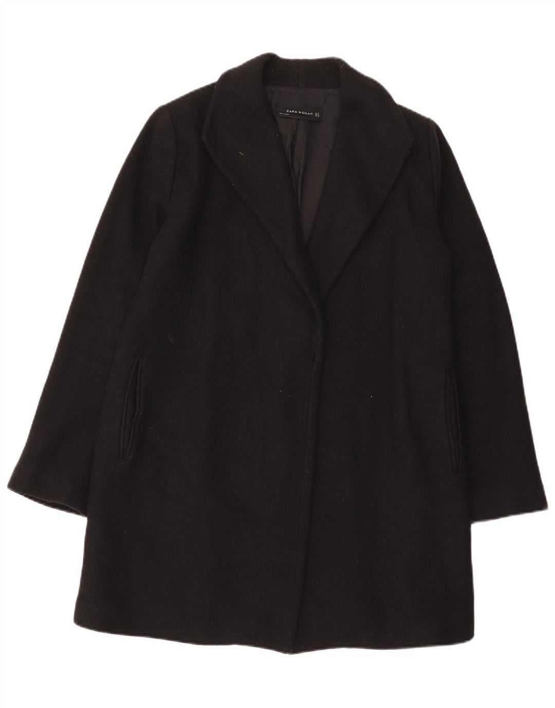 Soprabito aperto da donna Zara UK 10 piccolo nero