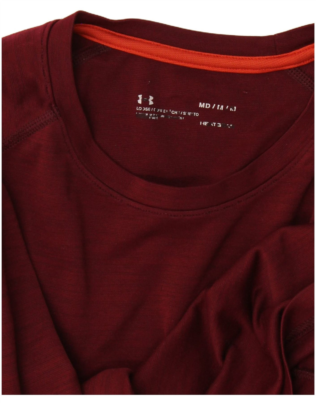 Maglietta Under Armour da uomo Heat Gear Top Borgogna media