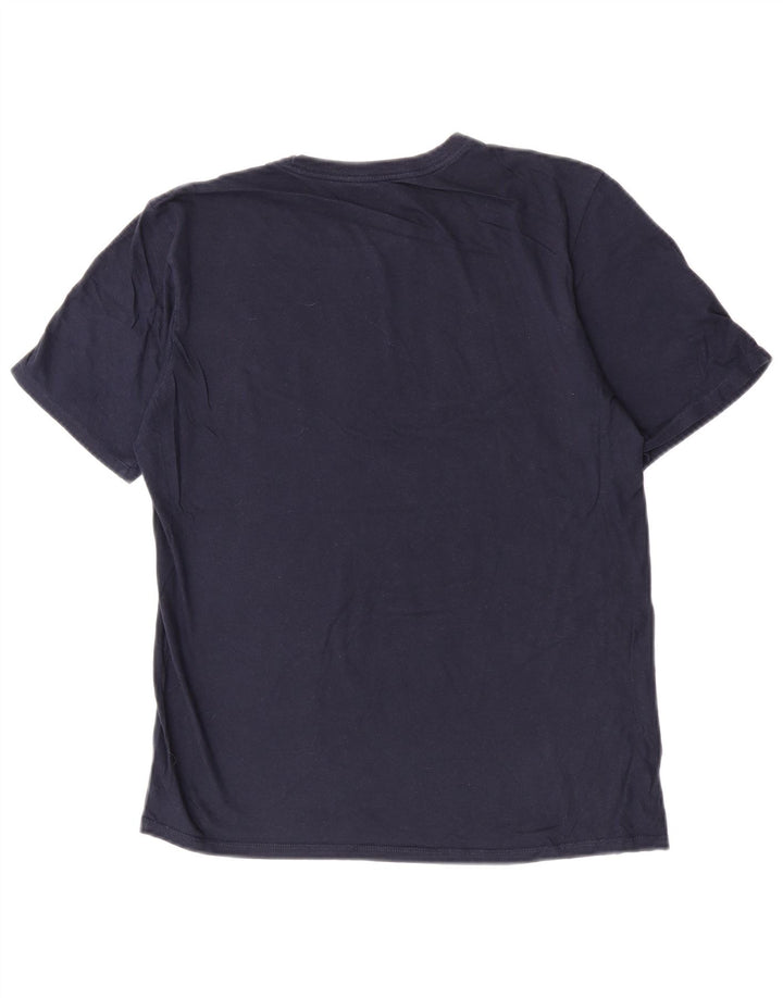 T-shirt grafica Nike da uomo con taglio atletico, colore blu navy medio