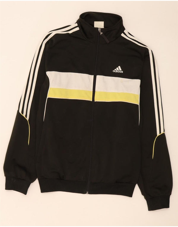 Adidas Mens Tracksuit Top Jacket Medium Khaki Colourblock Polyester