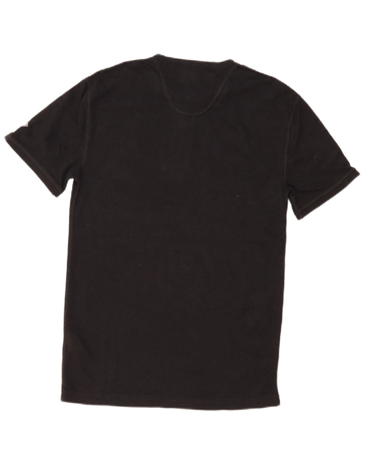 T-shirt da uomo Superdry Top grande in cotone nero