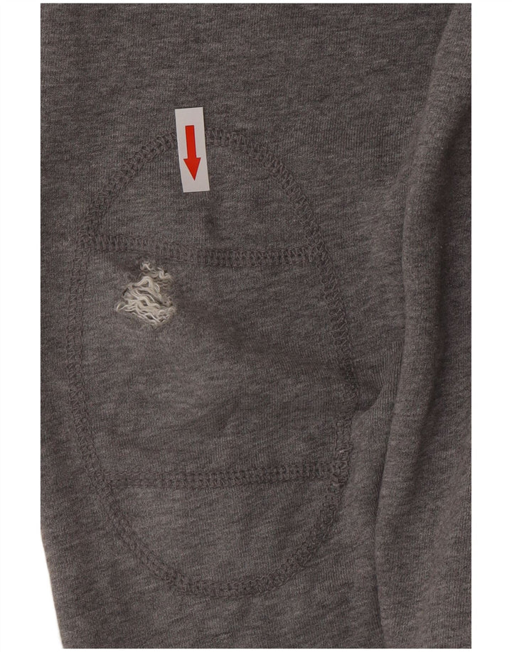 Maglione cardigan grafico da uomo Tommy Hilfiger grande cotone grigio