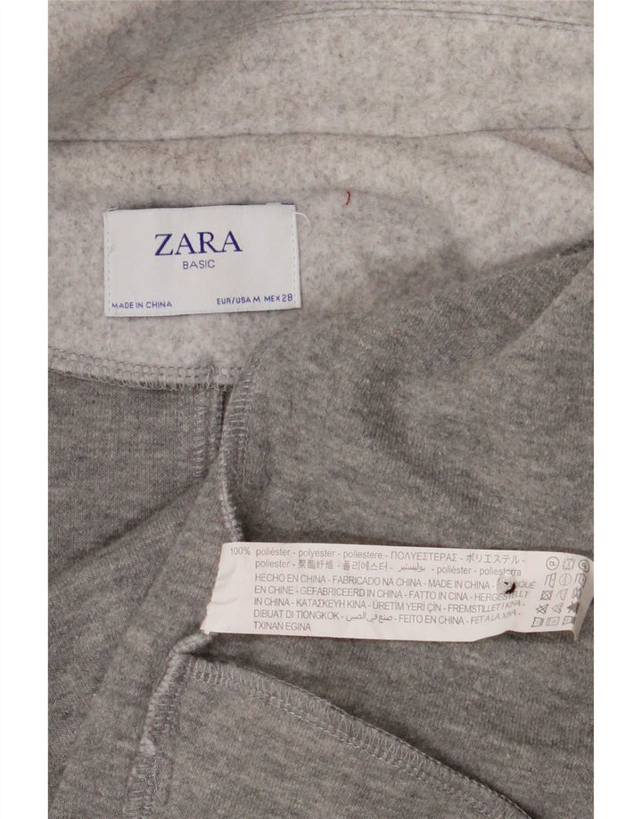 Cappotto da donna Zara UK 14 Poliestere grigio medio