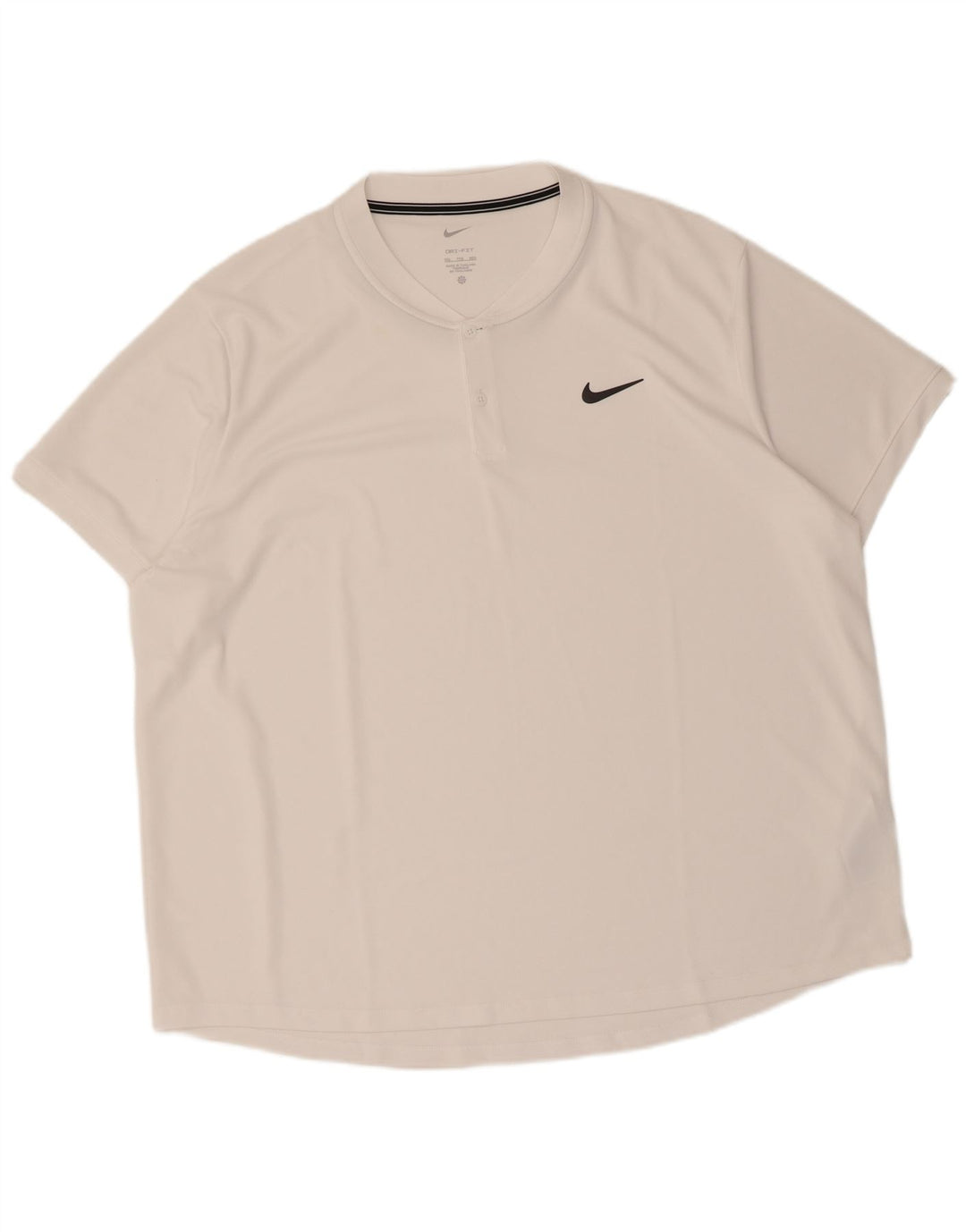 T-shirt da uomo Nike Dri Fit Top 2XL poliestere bianco