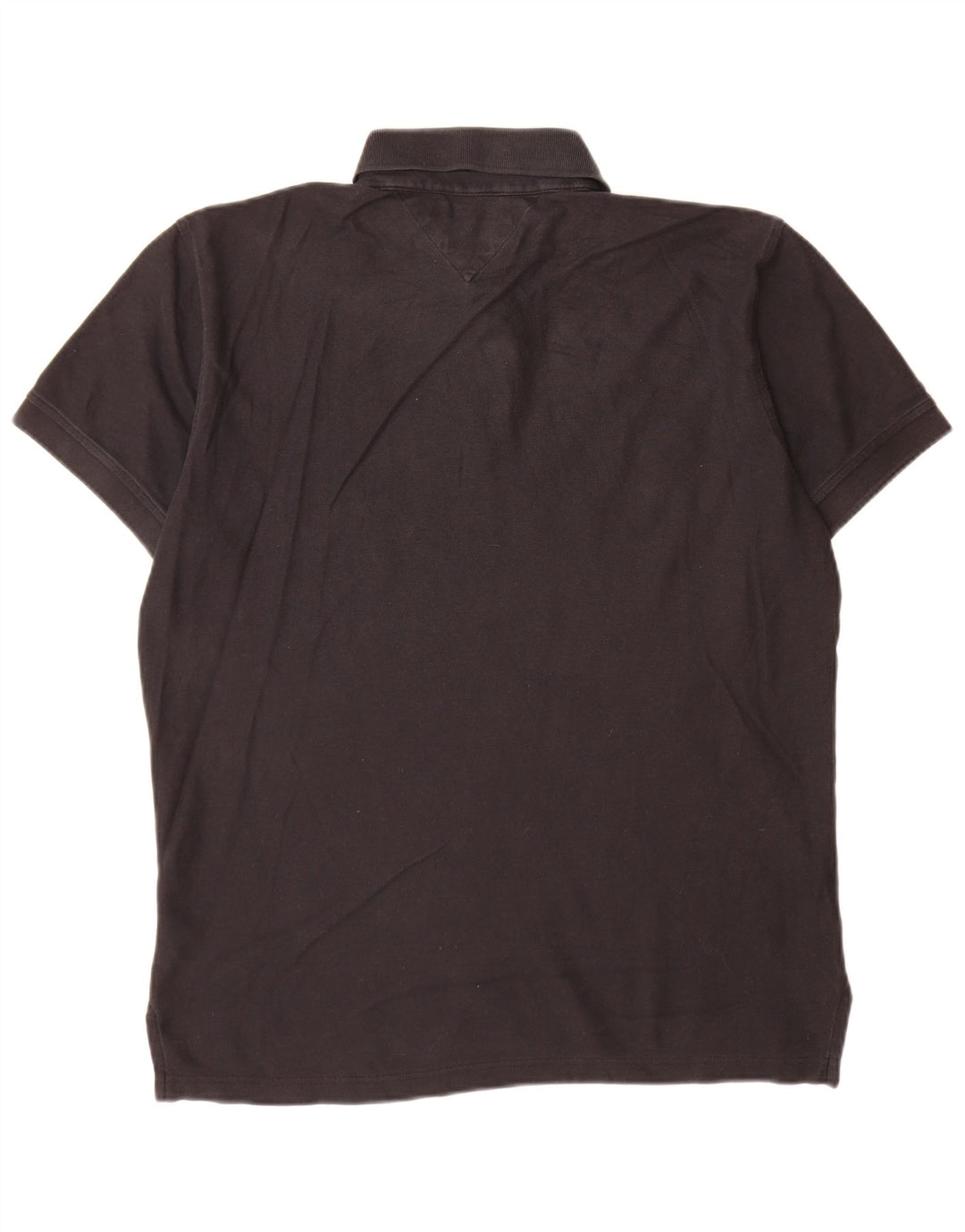 Polo da uomo vestibilità regolare Tommy Hilfiger grande cotone nero