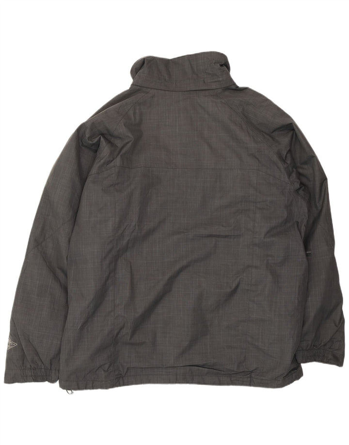 Giacca a vento da uomo Columbia UK 40 Large Grigio Poliestere