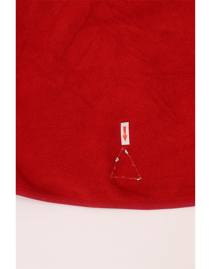 Giacca in pile con cappuccio L.L.Bean da bambino 5-6 anni in poliestere rosso medio