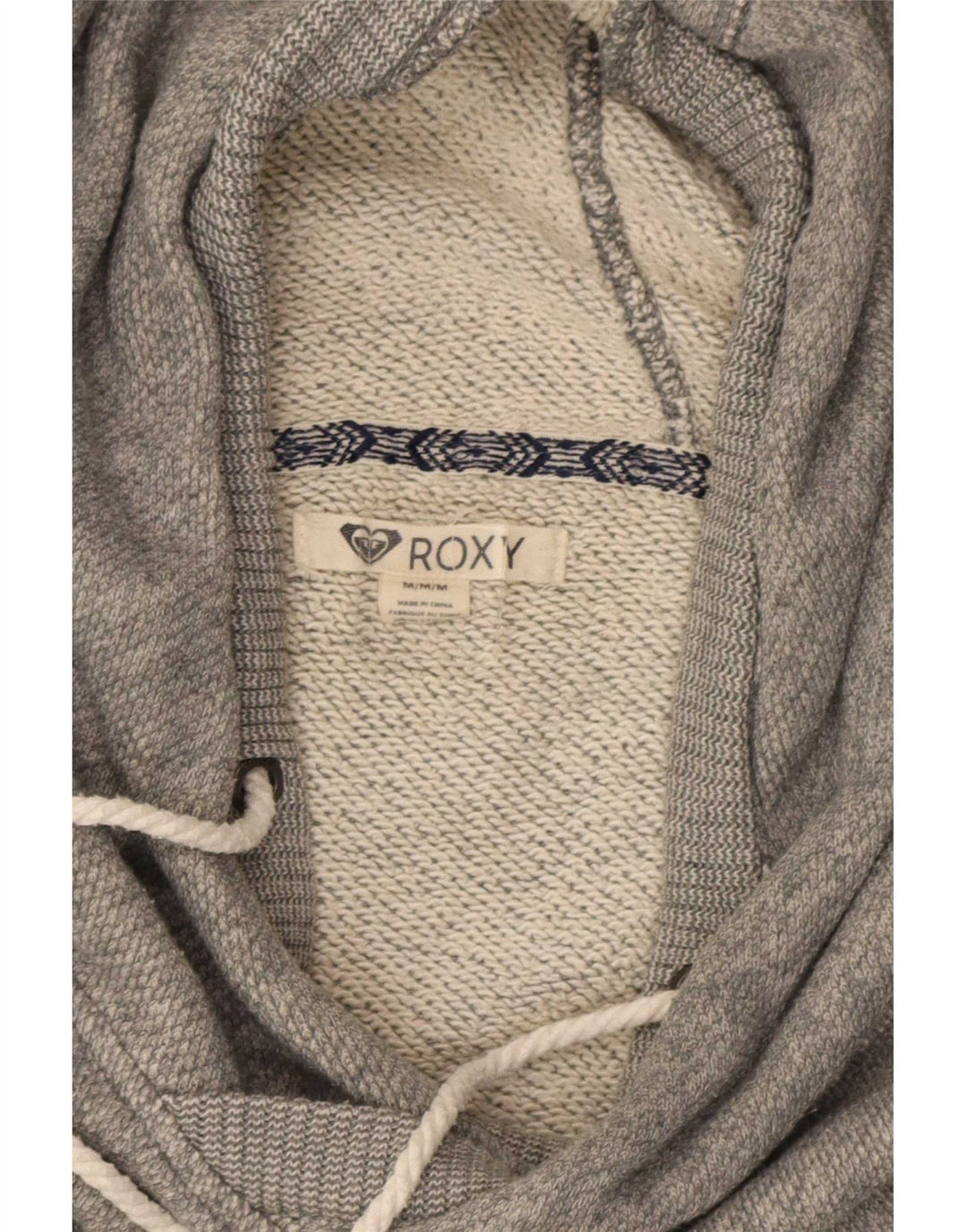 Felpa con cappuccio da donna Roxy UK 14 Grigio medio