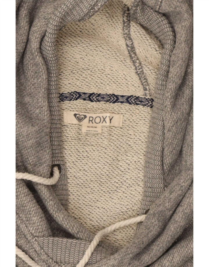 Felpa con cappuccio da donna Roxy UK 14 Grigio medio