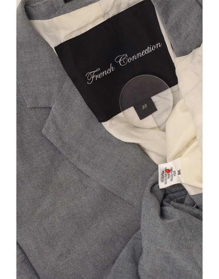 Giacca blazer da uomo a 2 bottoni French Connection UK 38 Poliestere grigio medio