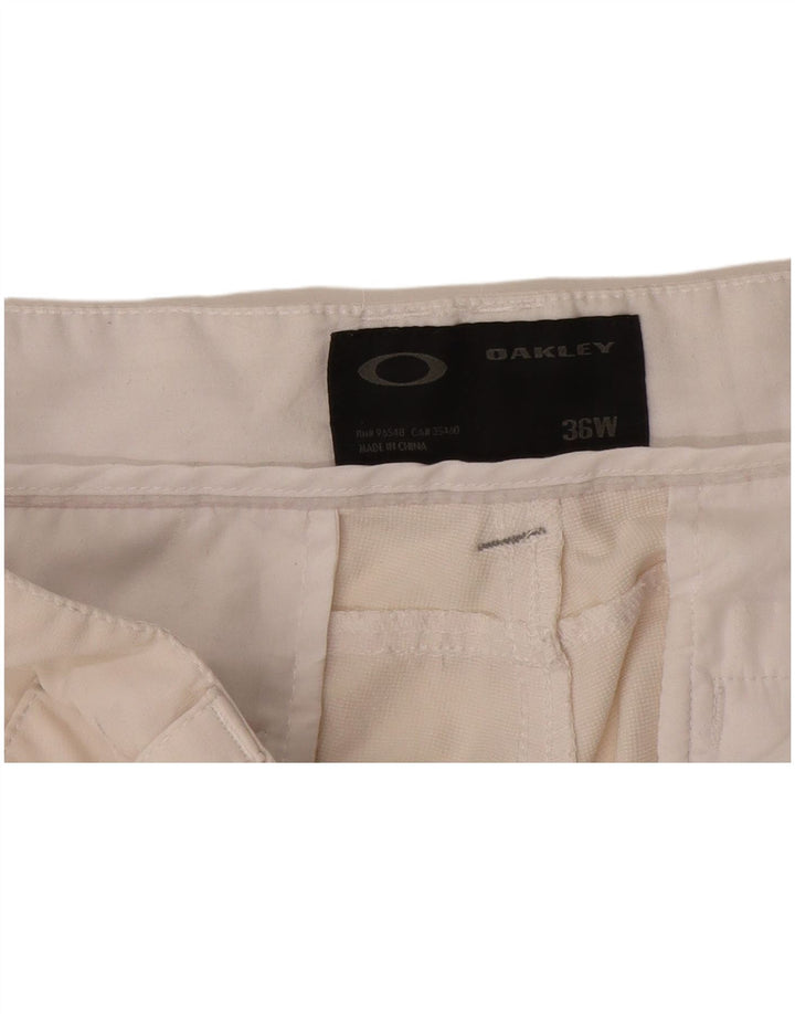 Pantaloncini chino da uomo Oakley W36 grandi bianco sporco