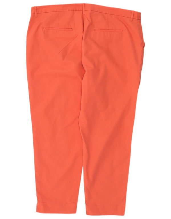Pantaloni corti da donna Marks & Spencer UK 22 3XL W44 L27 Cotone arancione