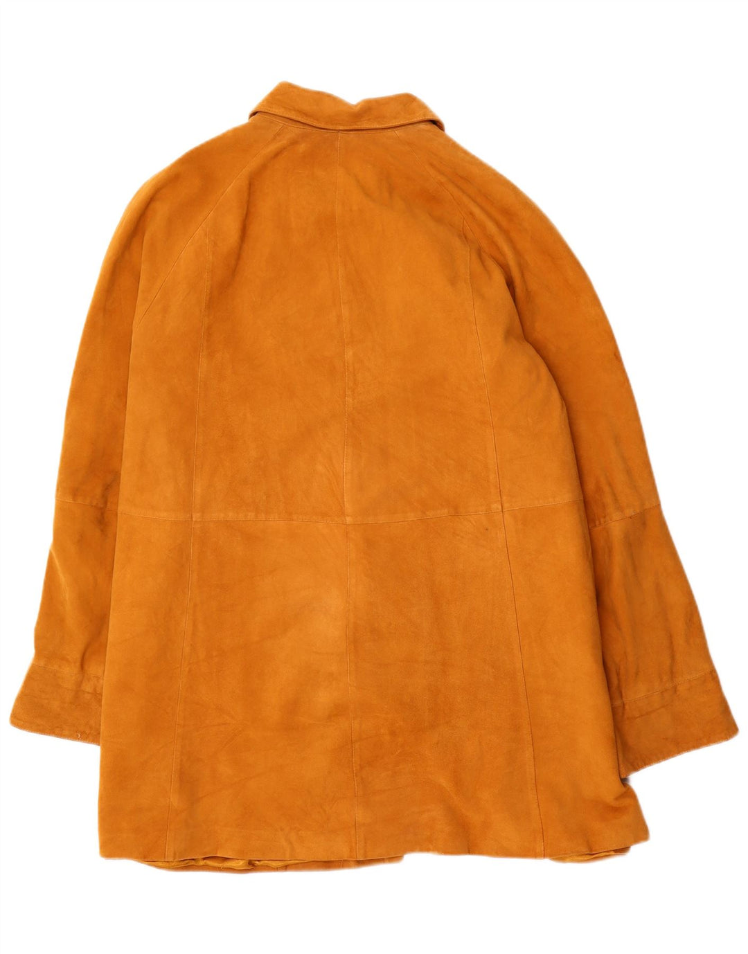Soprabito da donna in pelle scamosciata Gallotti EU 46 XL in pelle beige