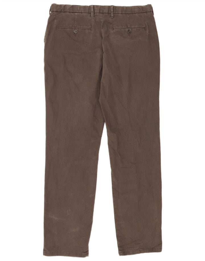 Pantaloni chino vestibilità regolare da uomo Marks & Spencer W36 L33 cotone grigio