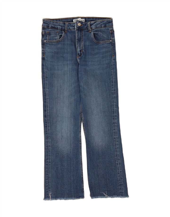 ZARA Womens Straight Jeans EU 38 Medium W28 L25 Blue Cotton Vintage Zara and Second-Hand Zara from Messina Hembry 
