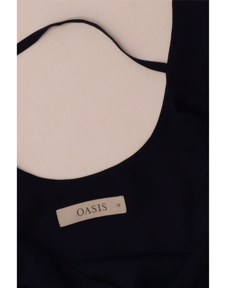 Camicetta senza maniche da donna Oasis UK 10 Small Blu Navy