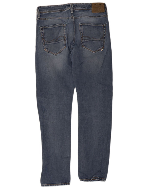 Jeans dritti da uomo Jack & Jones W33 L32 cotone blu