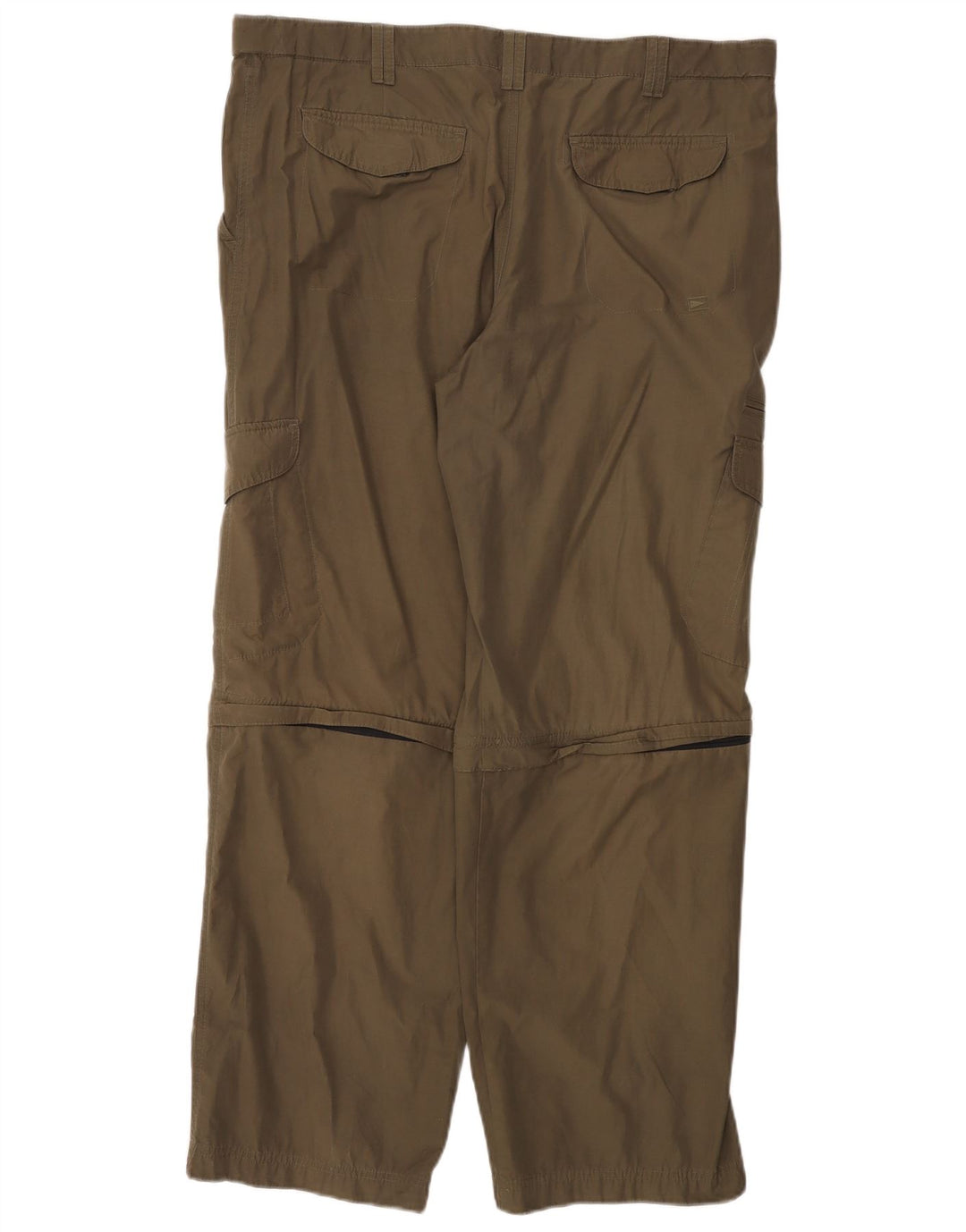 MARKS & SPENCER Pantaloni cargo dritti da uomo W40 L31 Verde Poliammide