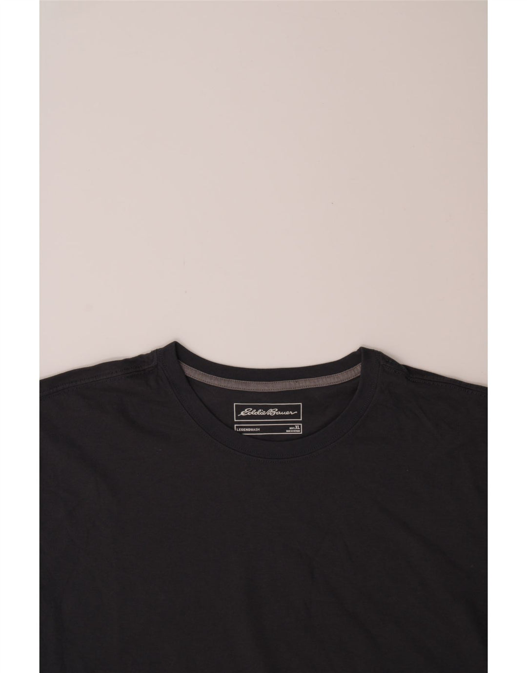 EDDIE BAUER Mens T-Shirt Top XL Navy Blue Cotton Vintage Eddie Bauer and Second-Hand Eddie Bauer from Messina Hembry 