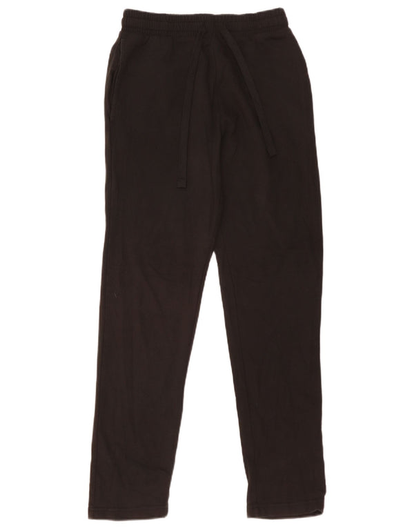 Pantaloni da tuta regolari da donna Marks & Spencer UK 8 piccoli in cotone nero