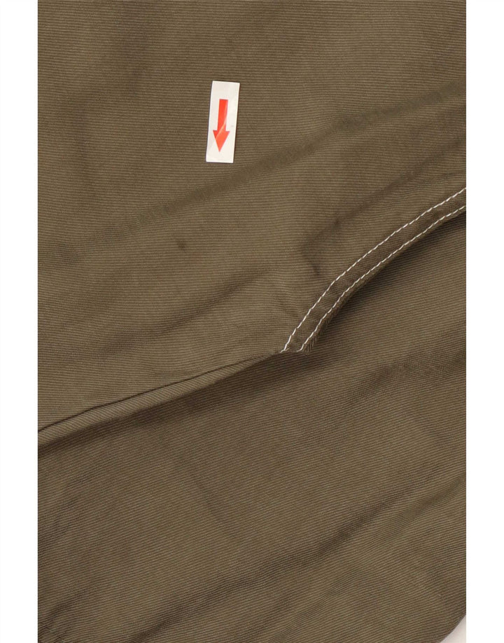 Tuta a maniche corte da donna Zara UK 10 Small Khaki Lyocell