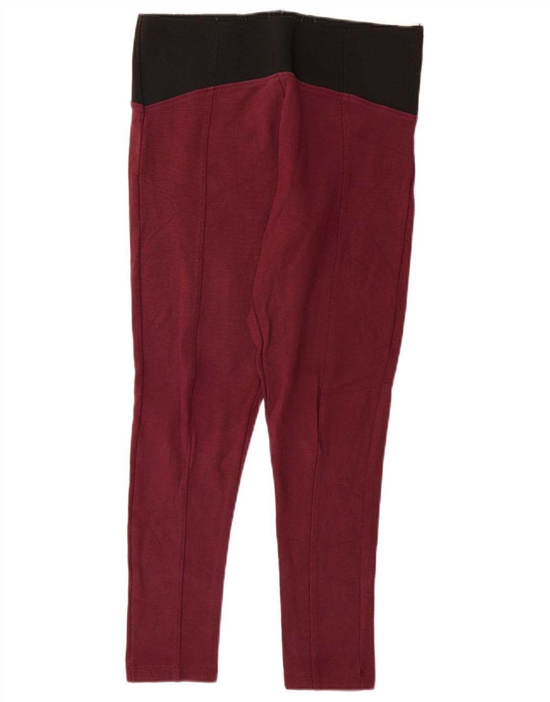 Leggings da donna Marks & Spencer UK 12 Viscosa bordeaux medio