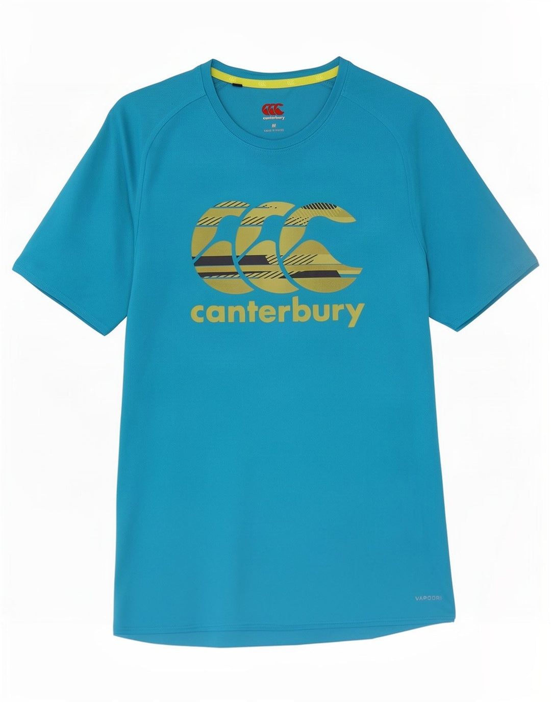 T-shirt grafica da uomo Canterbury Top in poliestere blu medio