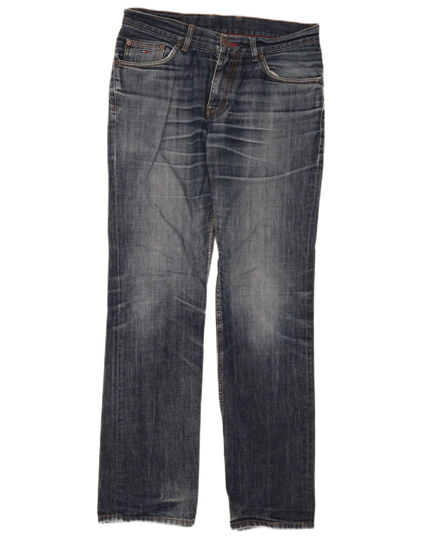 Jeans dritti da uomo Tommy Hilfiger W32 L34 cotone blu