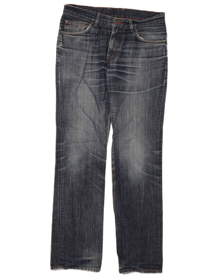 Jeans dritti da uomo Tommy Hilfiger W32 L34 cotone blu