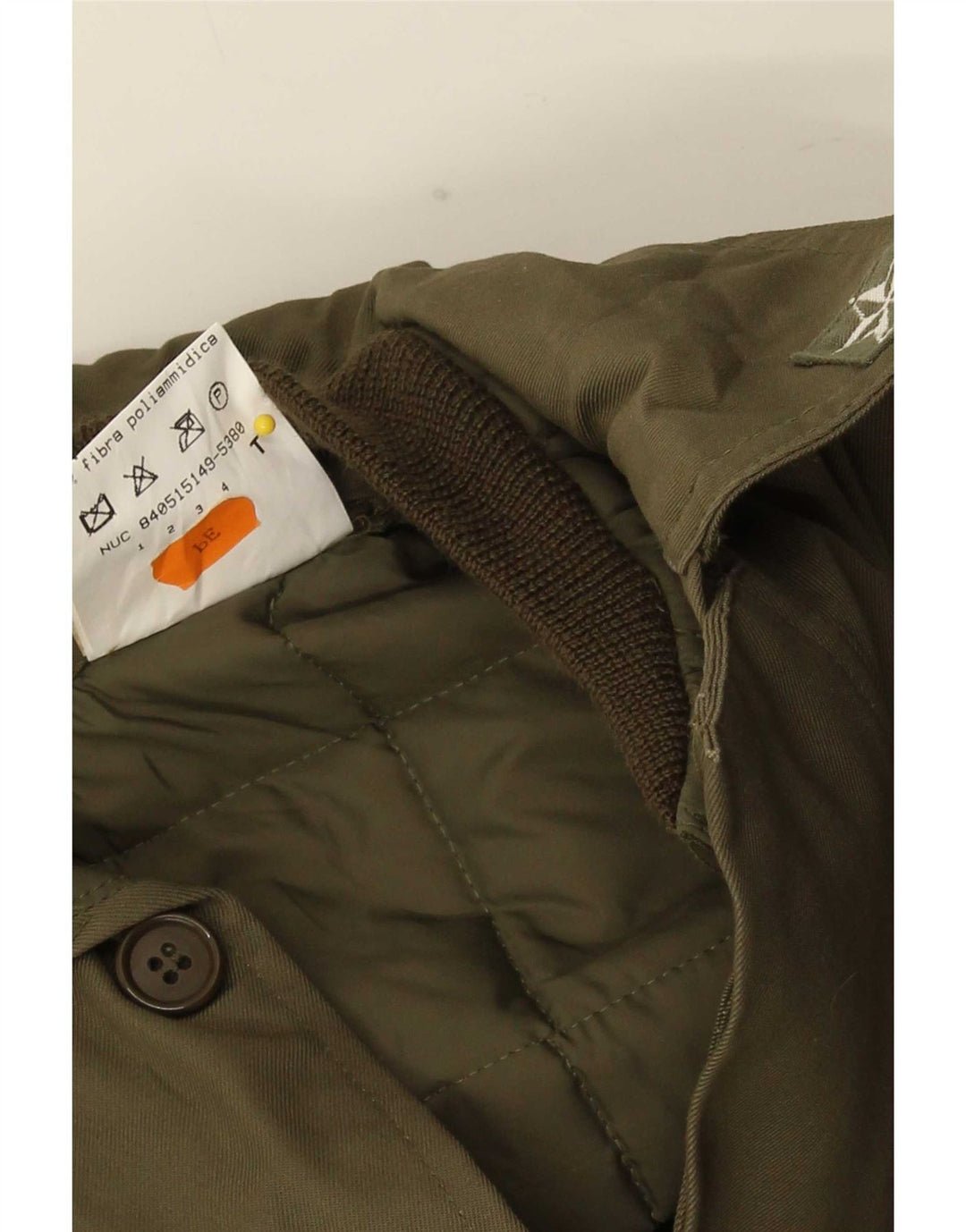 Giacca militare da uomo vintage IT 54 2XL Khaki Poliammide