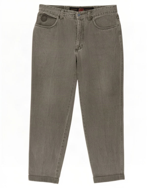 Jeans Trussardi Uomo Tapered W38 L30 Cotone Grigio