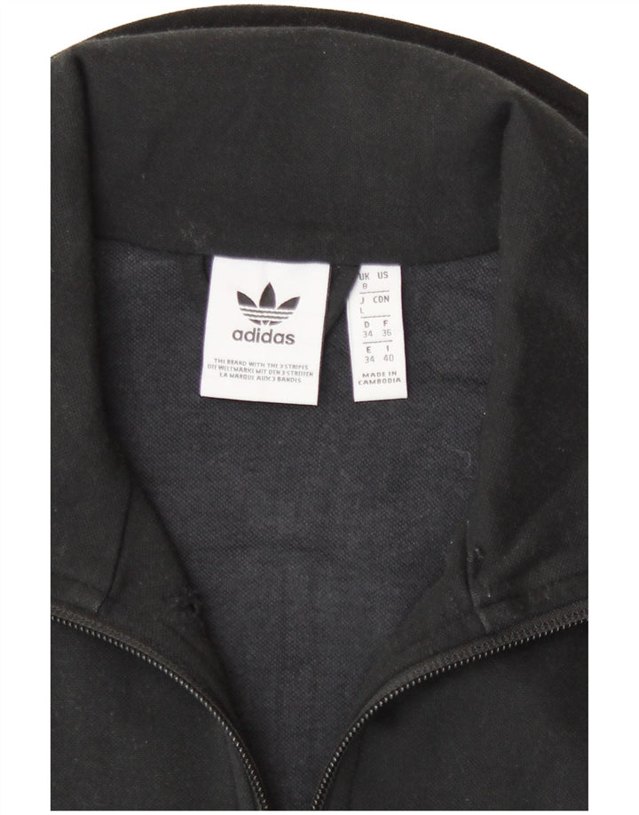 Giacca da ginnastica da donna Adidas UK 8 Small Poliestere nero