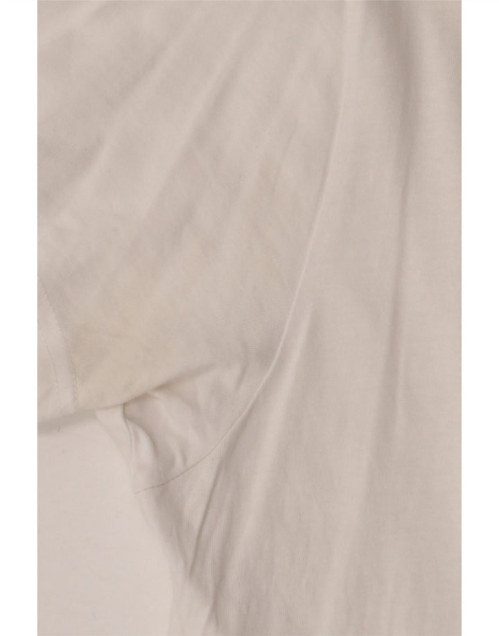 T-shirt grafica personalizzata da uomo VANS Top in cotone bianco medio
