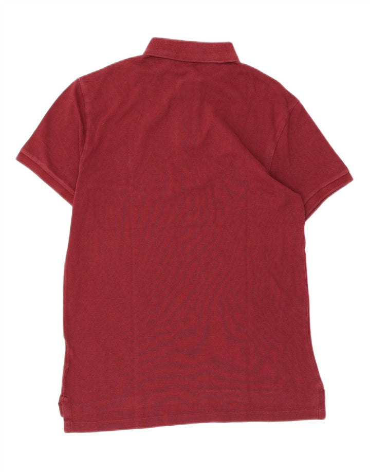 POLO RALPH LAUREN Polo da uomo slim fit in cotone marrone medio